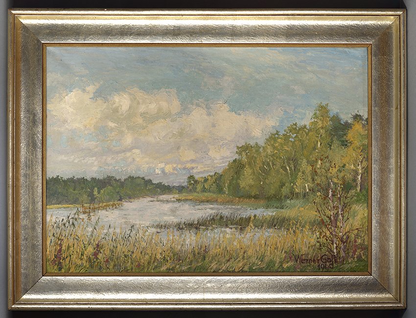 Gemälde: spätsommerlicher Gördensee